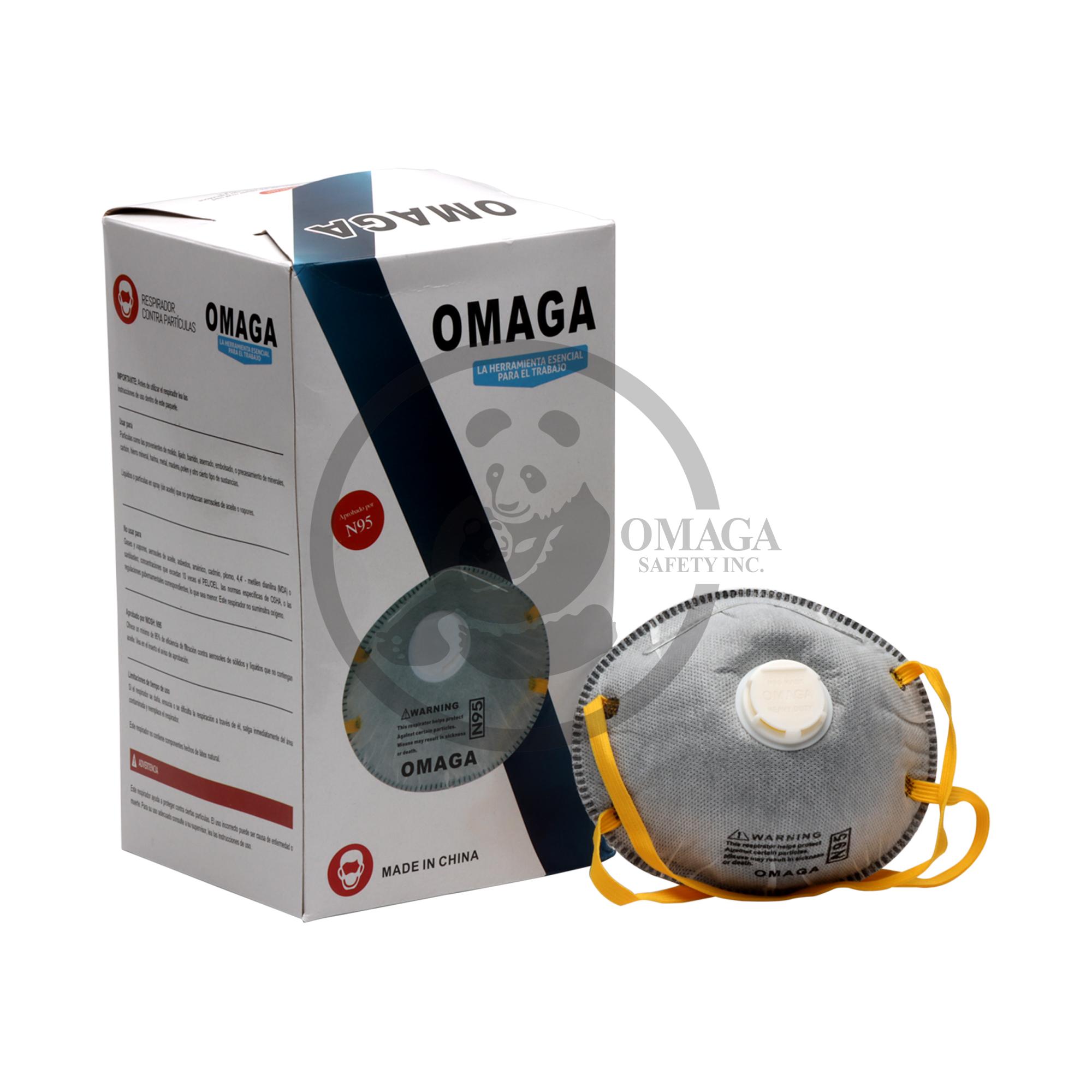 HS10 N95 MASK GRAY WITH FILTER Omaga Safety