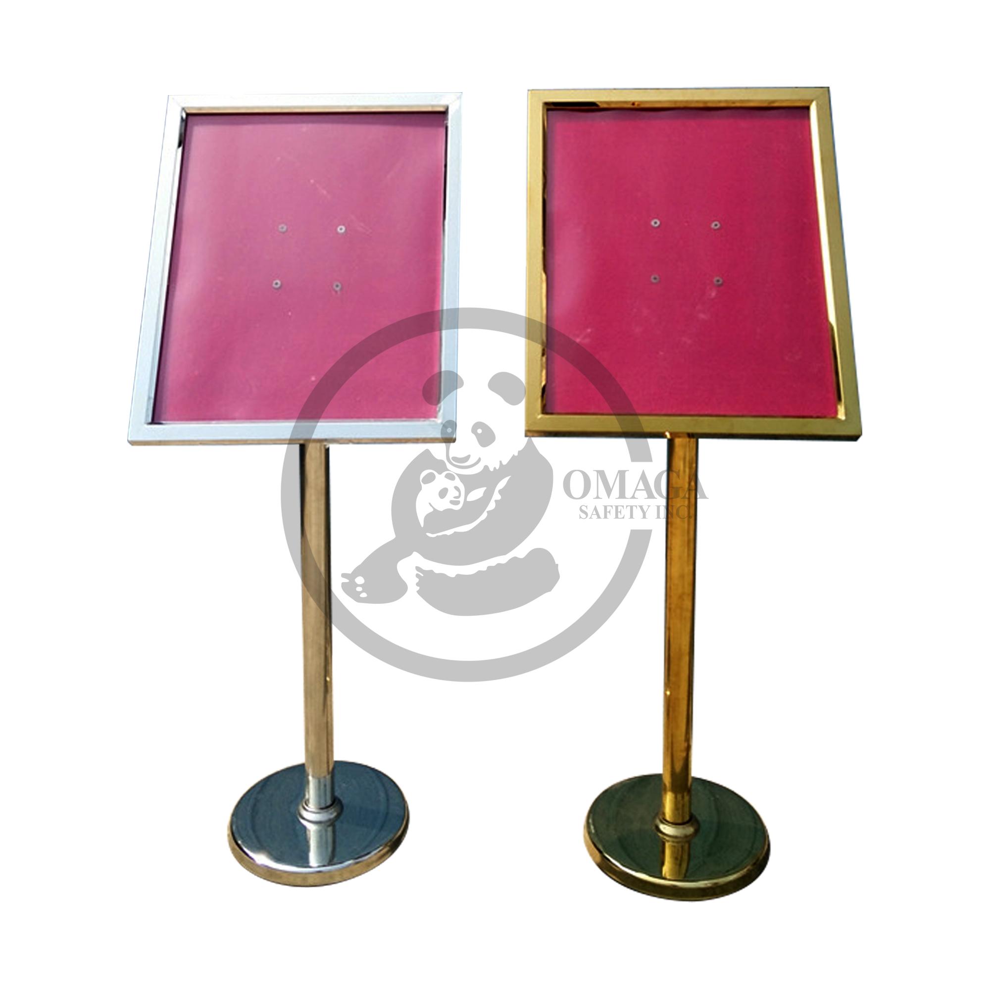 RS-53 A-B A3 SLANT SIGN BOARD WITH STAND - Omaga Safety: Before You ...