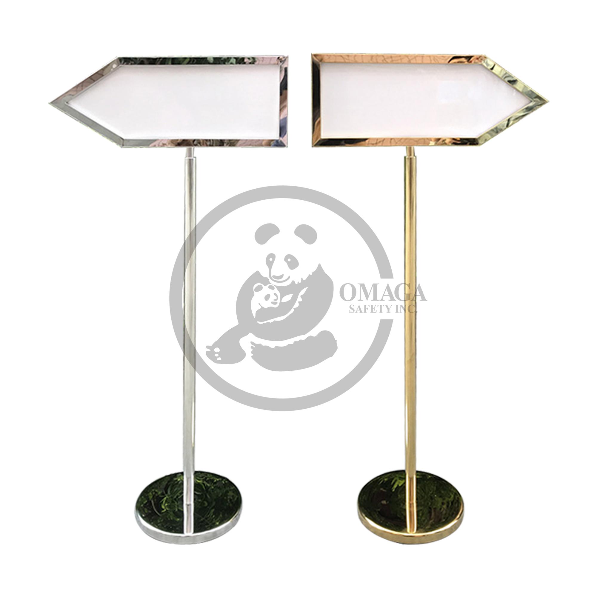 RS-53 A-B A3 SLANT SIGN BOARD WITH STAND - Omaga Safety: Before You ...